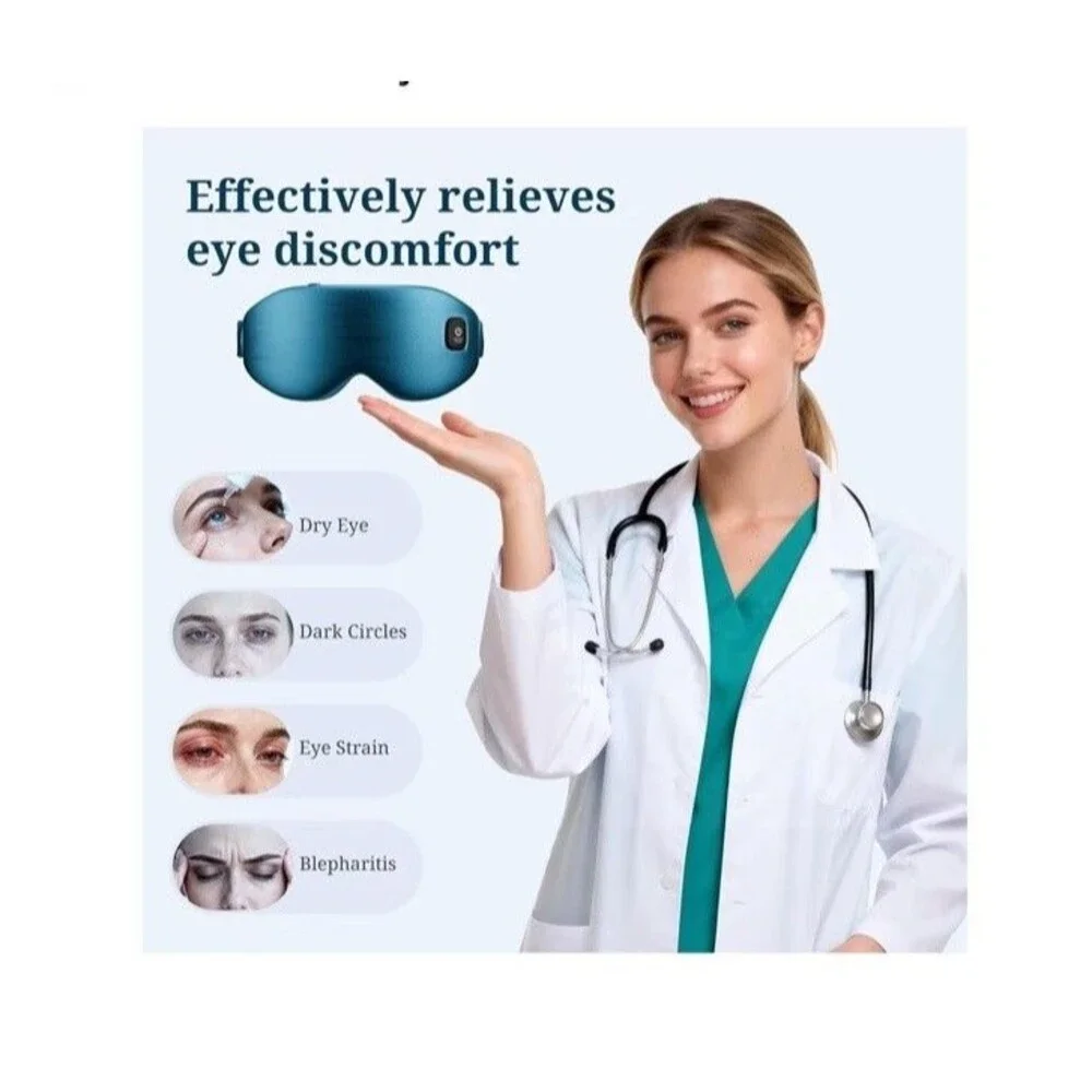 Wireless Heated Eye Mask with Cooling